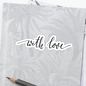 With love sticker